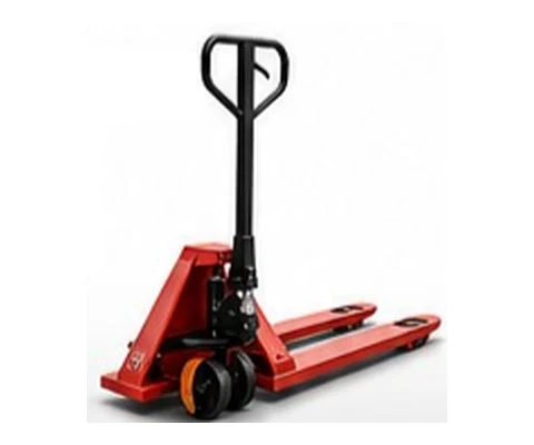 Red manual hand pallet truck