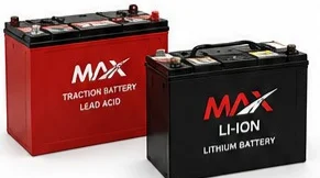 MAX traction lead acid battery and lithium-ion forklift battery