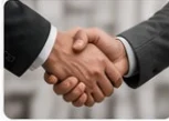 Handshake agreeing an annual maintenance contract