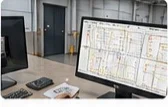 3D warehouse layout planning on a computer